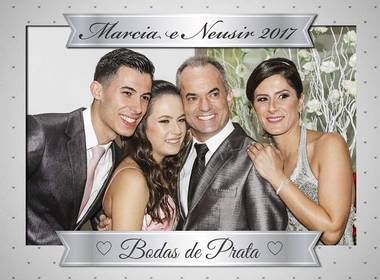 Foto Lembrança de Marcia e Neusir - Bodas de Prata