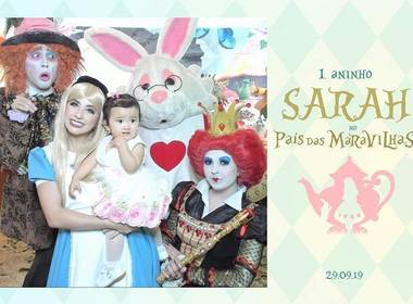 Aniversários de Sarah 1 Ano