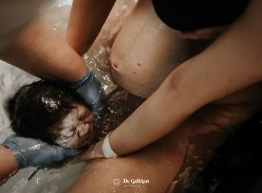 Parto de espera e chegada de Laís