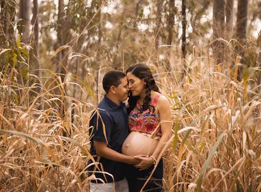 Gestante de Doce espela pelo Lucas