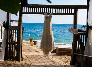 Fotografia de casamento de Fotografia de casamento na praia - Karen e Wandy
