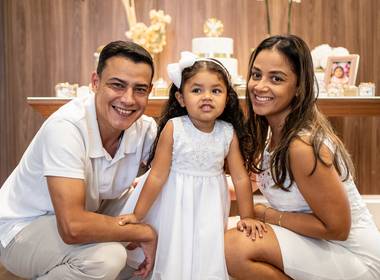 Família de Batizado Laura