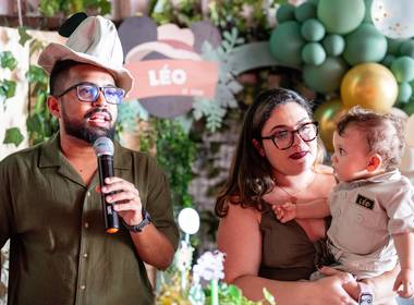 Aniversário de Aniversário 01 ano Leonardo