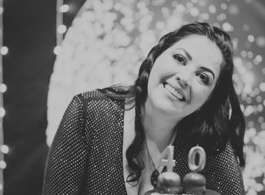 Aniversário de Aniversário 40 anos Fernanda