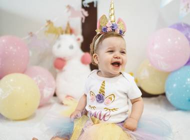 Família de Smash the cake Larissa