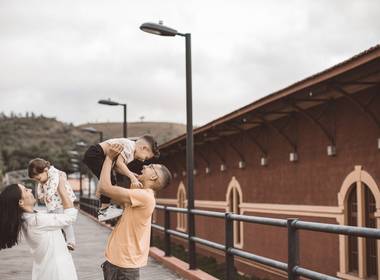 Família de Ensaio em família - Priscila e David