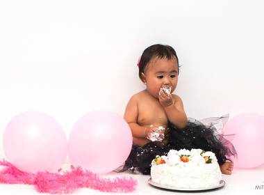 Fofurinhas de Cake Smash da Yuka