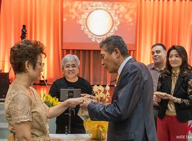 Bodas de Bodas de Ouro casal Minamigata
