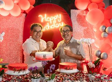 Longevidade de Kanreki Iwai dos gêmeos