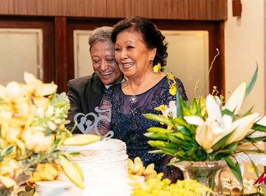 Bodas de Bodas de Ouro Noriko e Kazuo