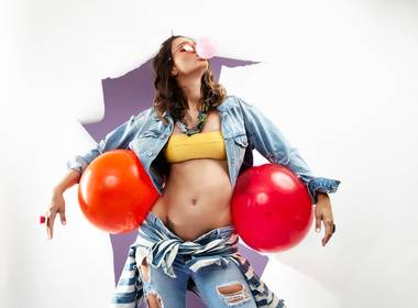 Gravidez de Ensaios Conceitual Para Gestante - Be You