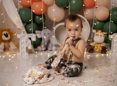 Smash the Cake de Felipe - 1 aninho 