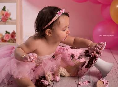 Smash the Cake de Cecília - 1 aninho