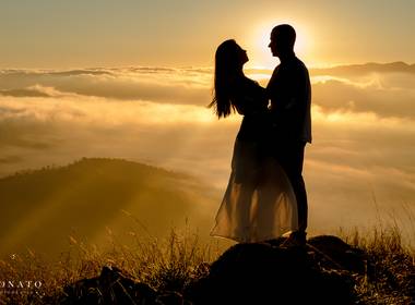 Ensaios de Fotos no nascer do sol - Vitória e Gabriel