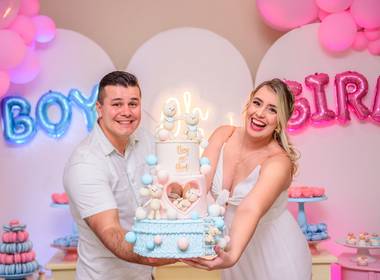 CHÁ REVELAÇÃO de CHÁ  REVELAÇÃO DA ELIZA