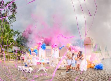 CHÁ REVELAÇÃO de CHA REVELAÇAO VALENTINA