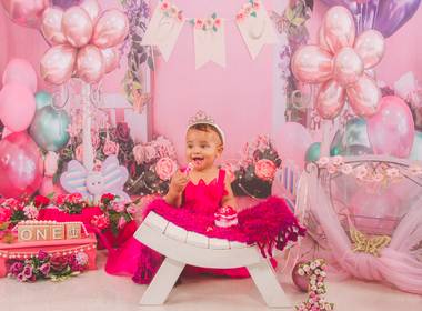 ESTUDIO KIDS de Smash the cake 1 ano Isabella