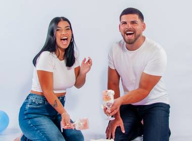 ESTUDIO KIDS de Revelação com bolo Yasmin