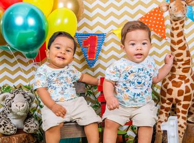 ESTUDIO KIDS de Ensaio Infantil Miguel e Bernardo