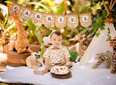 Smash the Cake de Gabriel 1 ano