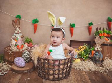 Sessão de Páscoa de Arthur 