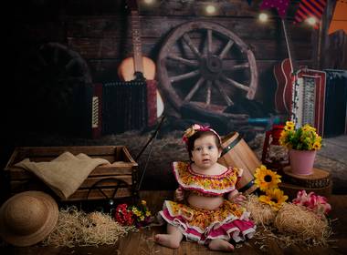 Festa junina  de Rafaela 6 meses