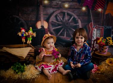 Festa junina  de Helena 11 meses