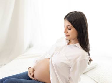 Gestante de Ensaio gestante - Estúdio e externo