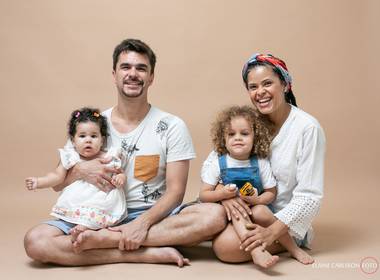 Família de Miguel e Mia