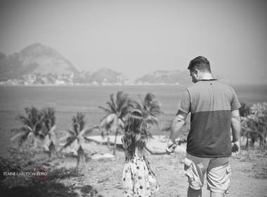 Família de Maria Alice e o pai Leonardo