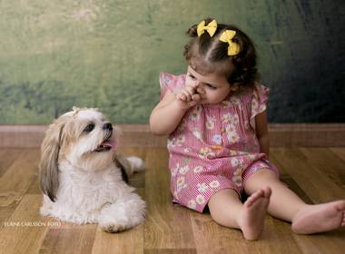 Crianças de Isadora e sua amiguinha Jade