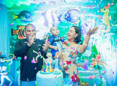 Aniversário infantil de O mergulhador João Pedro