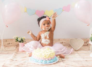 Ensaio infantil e família de Isabella (Smash The Cake)