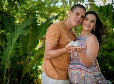 Gestante de Isabela + Léo = Lourenço a espera do caçula.