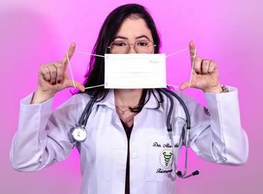 Retrato Corporativo de Fisioterapeuta Aline - Retrato