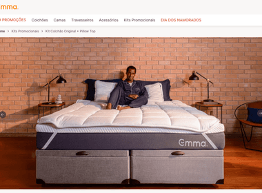 Publicidade de Publicidade - Emma Colchões