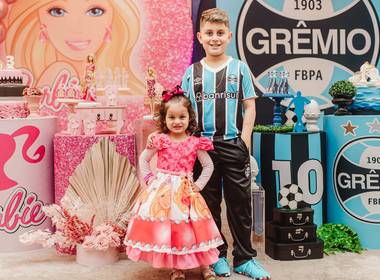 EVENTO INFANTIL de FESTA INFANTIL | BRENDA 3 ANOS E BRYAN 10 ANOS - ESTAÇÃO KIDS - SAPUCAIA DO SUL / RS