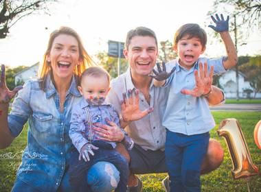 FOTOGRAFIA DE FAMÍLIA de FOTOGRAFIA DE BEBÊ | GABRIEL PRÉ ANIVERSÁRIO - CANOAS - RS