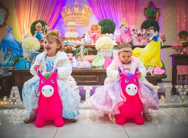 EVENTO INFANTIL de FESTA INFANTIL | ISABELLY FAZ 1 E ANA CLARA FAZ 2  - ESTAÇÃO KIDS - SAPUCAIA DO SUL