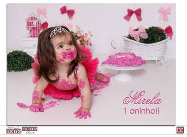 Smash the cake de Mirela - 1 aninho