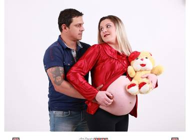 Retratos de Gestantes de Mamãe Adline e Papai Dario