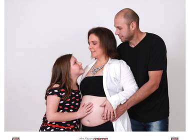 Retratos de Gestantes de Mamãe Sabrina, Papai João e Mana Duda, à espera do Bernardo!