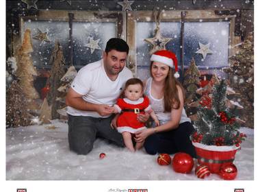 Ensaios de Natal de Natal em família! Naiane, Laura e Jonatan!
