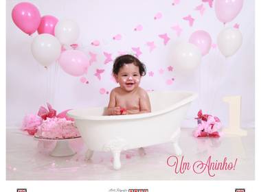 Smash the cake de Aurora - 1 Aninho