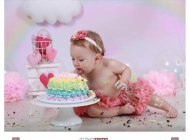 Smash the cake de Yasmin - 1 aninho!!