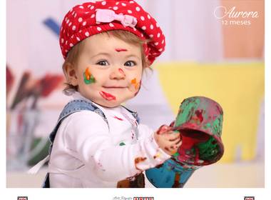 Smash the cake de Aurora - 1 aninho