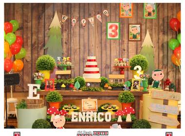 Festas Infantis de Enrico - 3 anos