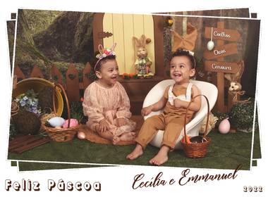 Ensaios de Páscoa de Cecília e Emmanuel - Páscoa 2022