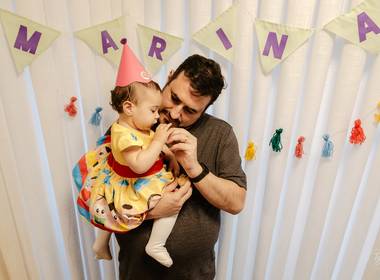 Documental de Família de O dia do primeiro aniversário da Marina