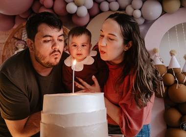 Documental de Família de 1 ano da Cecília
